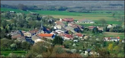 Village de Lorraine, dans l'arrondissement de Verdun, Brandeville se situe dans le d&eacute;partement ...