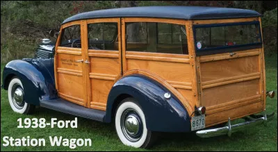 Quel est le nom de ce mod&egrave;le break &agrave; structure bois produit de 1930 &agrave; 1950 par la majorit&eacute; des constructeurs am&eacute;ricains ?