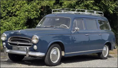 Quel est le nom de ce mod&egrave;le break robuste et populaire produit par Peugeot de 1957 &agrave; 1962 ?