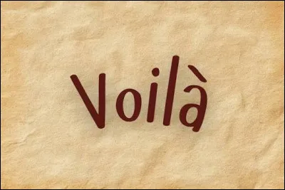 Voil&agrave; : Qui l'a chant&eacute; ?