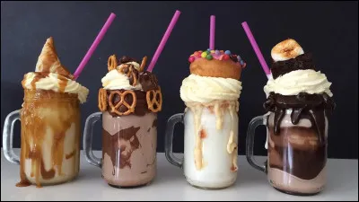Parmi ces garnitures, laquelle est souvent utilis&eacute;e sur les milkshakes &laquo; extravagants &raquo; devenus populaires ces derni&egrave;res ann&eacute;es ?