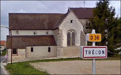 La commune de Tr&eacute;con se situe dans...