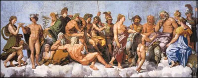 Quel peintre italien du XVI si&egrave;cle, grand ma&icirc;tre de la Haute Renaissance, a peint "Le Concile des Dieux" ?