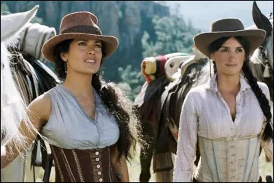 En 2006, quel duo d'actrices est r&eacute;uni dans le film "Bandidas" ?