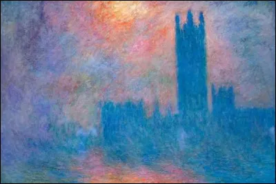 Quel peintre impressionniste est l'auteur de ce tableau intitul&eacute; ''Londres, le Parlement. Trou&eacute;e de soleil dans le brouillard'' ?