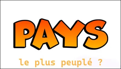 L'Inde est-il le pays le plus peupl&eacute; au monde ?