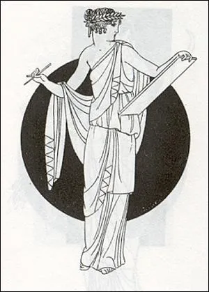 Muse de la Posie pique et de l'Eloquence, elle est couronne d'or, Elle se nomme. .