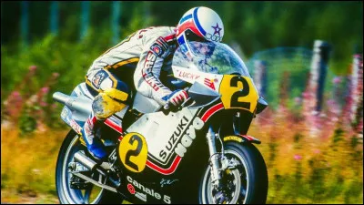 Marco Lucchinelli a remport&eacute; le championnat du monde de la cat&eacute;gorie reine avec Suzuki.