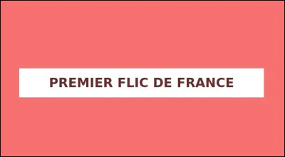 Qui est le premier ''flic'' de France dans le gouvernement ?