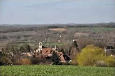 Village de l'aire d'attraction Castelroussine, sur les bords de la Creuse, Le Menoux se situe dans le d&eacute;partement ...