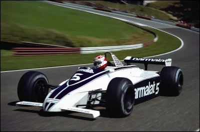 Nelson Piquet a remport&eacute; son premier titre mondial avec Brabham.