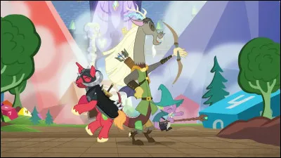 Comment s'appelle le jeu que Spike, Discord et Big McIntosh adorent jouer ?