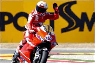 Le premier titre MotoGP de Ducati a &eacute;t&eacute; remport&eacute; par Casey Stoner.