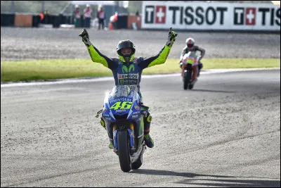 Valentino Rossi a remport&eacute; au moins une course MotoGP avec Honda, Yamaha et Ducati.