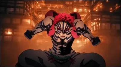 Contre qui Akaza s'est-il battu dans ''La Forteresse Infinie'' ?