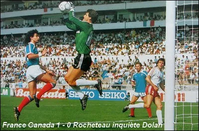 Qui est le premier gardien canadien &agrave; jouer dans une Coupe du monde (1986 &agrave; Mexico) ?