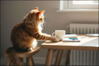 Si ton chat renverse ton verre...