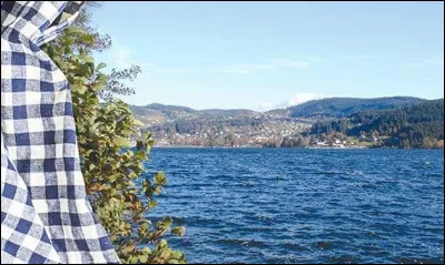 Quelle ville vosgienne connue pour son lac l'est aussi pour sa production de linge de maison ?