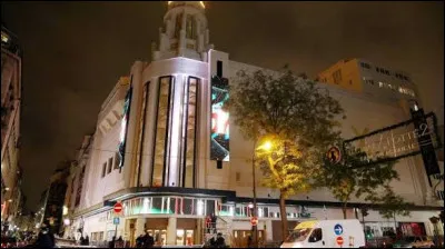 Quel est le nom de ce cin&eacute;ma parisien qui est un bel exemple d'int&eacute;rieur d'Art d&eacute;co ?