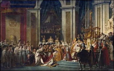 Quel artiste a peint "Le Sacre de Napol&eacute;on" ?