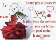 Quiz Salutations aux Marie