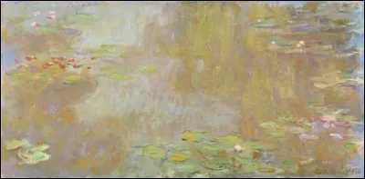 Et on cl&ocirc;ture ce quiz avec la toile impressionniste intitul&eacute;e ''Les Nymph&eacute;as &agrave; Giverny''. En 1917, quel artiste a r&eacute;alis&eacute; ce tableau ?