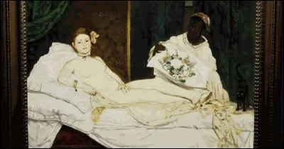 Quel impressionniste a fait scandale, en 1863, avec cette toile nomm&eacute;e ''Olympia'' ?