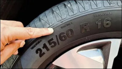 Ma roue de voiture est us&eacute;e, que signifie l'inscription sur le flanc du pneu ?