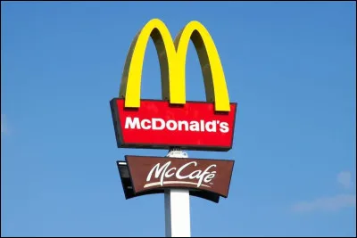 Devine ce logo.Ma lettre est dor&eacute;e, c'est un M, je suis la marque d'un fast-food.
