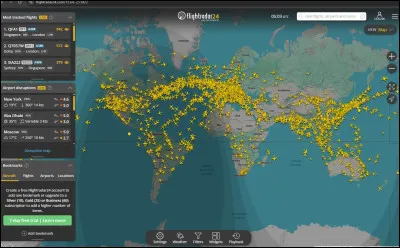 En quelle ann&eacute;e le projet &agrave; l'origine de Flightradar24 a-t-il &eacute;t&eacute; lanc&eacute; ?