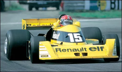 La Renault RS01 de 1977 &eacute;tait surnomm&eacute;e &laquo; la th&eacute;i&egrave;re jaune &raquo;.