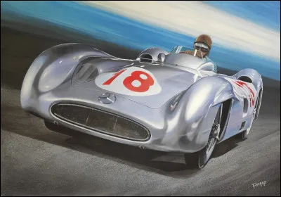 La Mercedes W196 de 1954 pouvait &ecirc;tre &eacute;quip&eacute;e d'une carrosserie sp&eacute;ciale sur certains circuits.