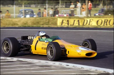 Denny Hulme a remport&eacute; son unique titre mondial en F1 avec McLaren.