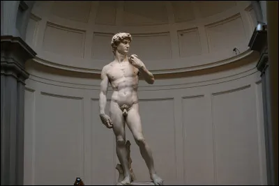 Le David de Michel-Ange est une sculpture r&eacute;alis&eacute;e en bronze.