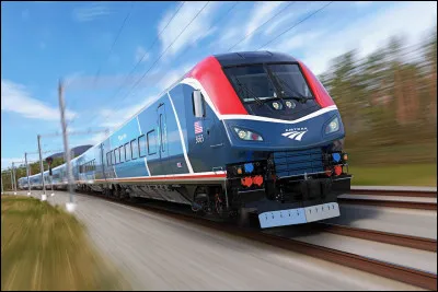 Quel long v&eacute;hicule circule sur des rails m&eacute;talliques et s'arr&ecirc;te dans les gares pour prendre des passagers ?