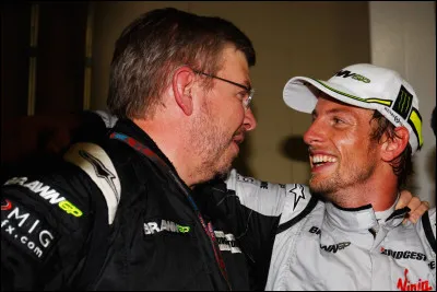 Jenson Button a remport&eacute; son premier championnat du monde avec une &eacute;quipe qui faisait ses d&eacute;buts.