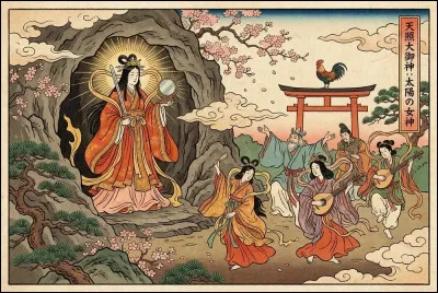 Que se passe-t-il lorsque Amaterasu se cache dans la c&eacute;l&egrave;bre caverne c&eacute;leste ?