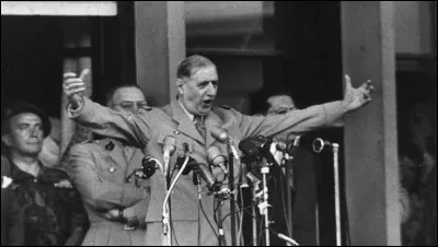 Que dit il le 4 juin 1958 &agrave; Alger ?