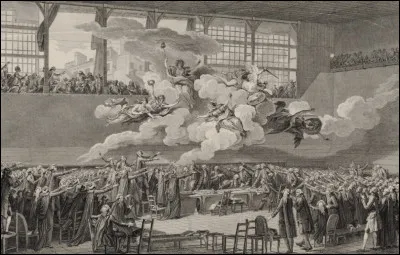 Dans quelle salle les d&eacute;put&eacute;s ont-ils pr&ecirc;t&eacute; serment de donner une constitution &agrave; la France ?