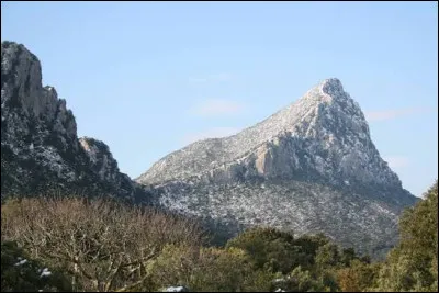 Comment s'appelle cette montagne situ&eacute;e &agrave; la limite des communes de Valflaun&egrave;s et Cazevieille et culminant &agrave; 658 m&egrave;tres ?