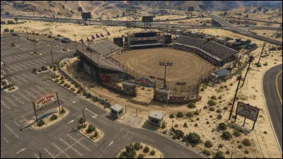 Quel lieu de GTA V a &eacute;t&eacute; transform&eacute; ici en ar&egrave;ne destin&eacute;e &agrave; accueillir des spectacles ?