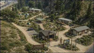 Quel lieu de GTA V a &eacute;t&eacute; transform&eacute; ici en camping ?