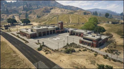 Quel lieu de GTA V a &eacute;t&eacute; transform&eacute; ici en caserne de pompiers ?