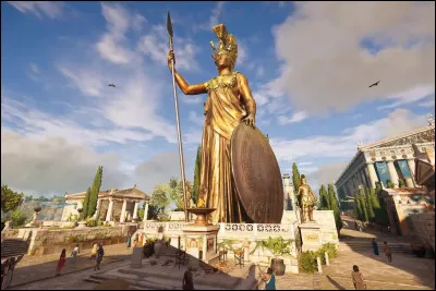 Quelle d&eacute;esse de la sagesse est n&eacute;e directement de la t&ecirc;te de Zeus, enti&egrave;rement arm&eacute;e ?