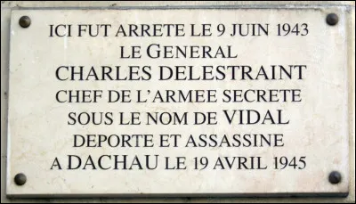 &Agrave; quelle date le g&eacute;n&eacute;ral Charles Delestraint a-t-il &eacute;t&eacute; assassin&eacute; d'une balle dans la nuque ?