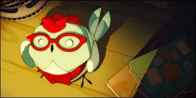 Qui est cette chouette &agrave; lunettes, qui para&icirc;t tr&egrave;s grande sur l'image mais qui est en r&eacute;alit&eacute; tr&egrave;s petite ?