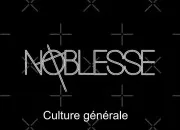 Quiz Noblesse