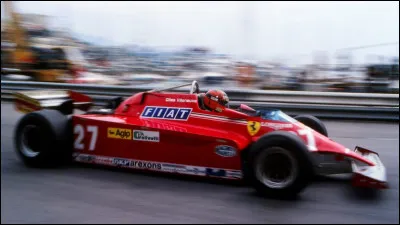 Gilles Villeneuve a remport&eacute; le championnat du monde de F1 avant sa mort.
