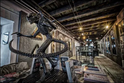 Le Museum HR Giger est consacr&eacute; &agrave; l&rsquo;&oelig;uvre de l&rsquo;artiste suisse Hans Ruedi Giger, dont le surr&eacute;alisme sombre et futuriste contraste avec l&rsquo;architecture traditionnelle de la forteresse m&eacute;di&eacute;vale qui accueille le mus&eacute;e. Pour quel c&eacute;l&egrave;bre film, dont il a cr&eacute;&eacute; l&rsquo;univers visuel et la cr&eacute;ature embl&eacute;matique, est-il notamment connu ?