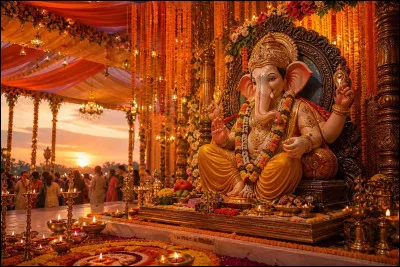 Quelle divinit&eacute; majeure c&eacute;l&egrave;bre-t-on lors de la f&ecirc;te de Ganesh Chaturthi ?